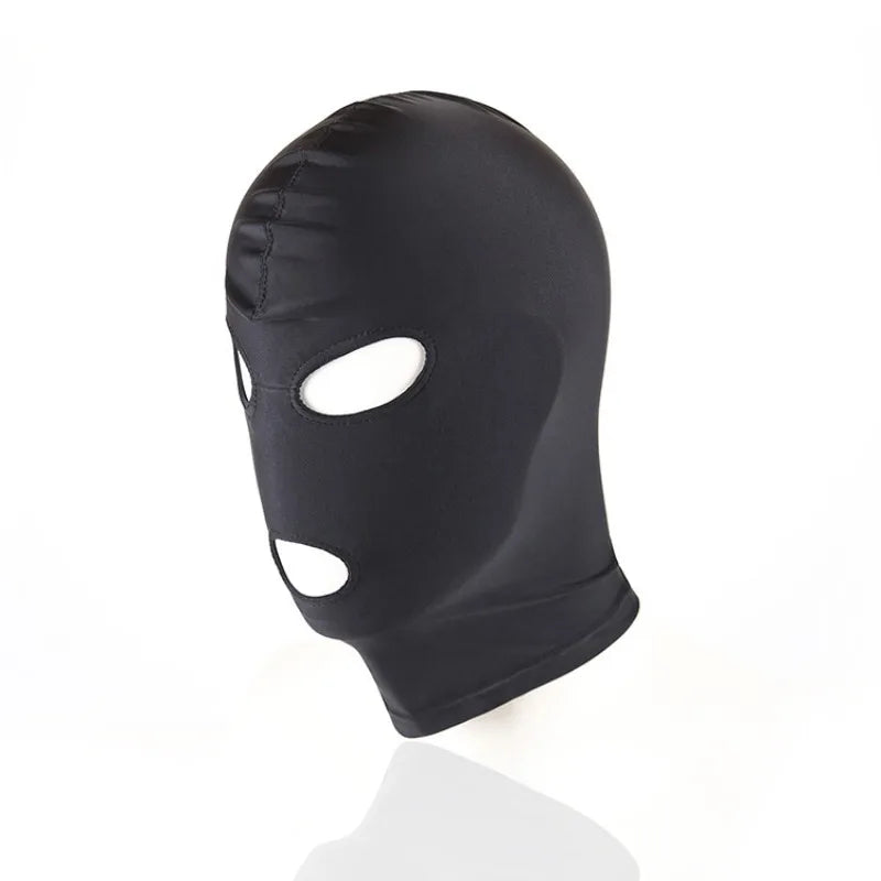 Adult PU Leather Head Mask with eye holes