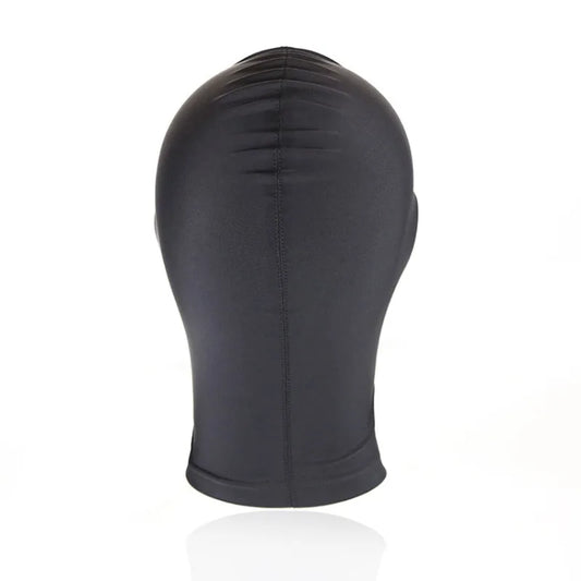 Adult PU Leather Head Mask without eye holes